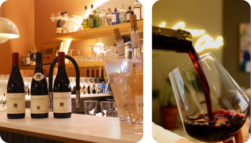 Le bar - Le Corner - Restaurant Lyon - Bar à vin Lyon 2